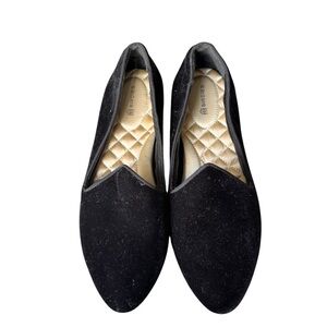 Birdies - Black Velvet Heron Loafers Women’s Sz 8.5